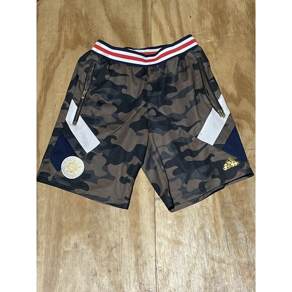 Kith X Adidas Shorts Adult XS Drawstring Camo @h7 - Picture 1 of 9